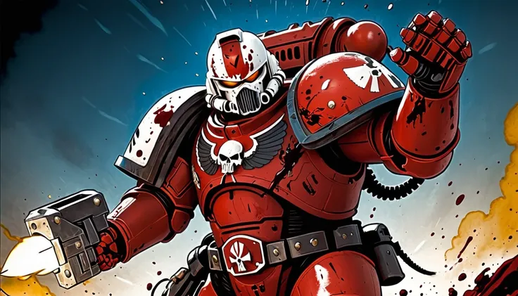 Space Marine (Astartes): Warhammer 40K (SDXL)