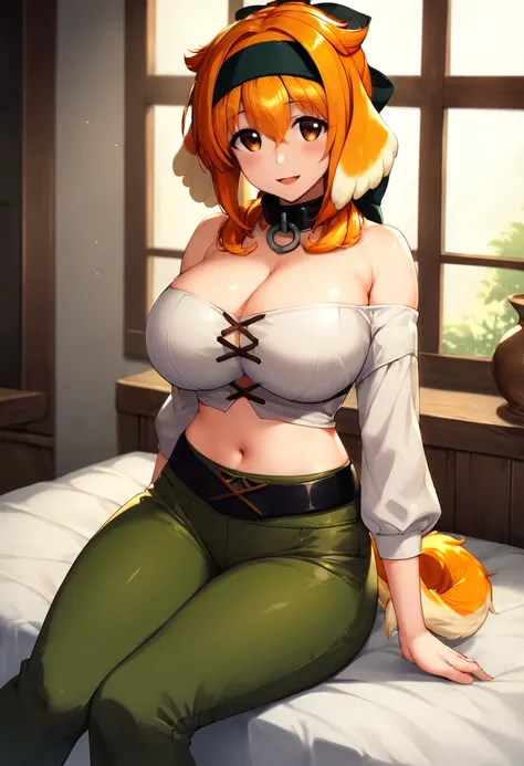 masterpiece,best quality, highly detailed, score_9, score_8_up, score_7_up, score_6_up,source_Anime,<lora:xl_more_art-full_v1:0.8>,
BREAK
 <lora:roxanneXL:0.8>roxanne, 1girl, breasts, floppy ears, fantasy, black collar, collar, solo, large breasts, animal ...