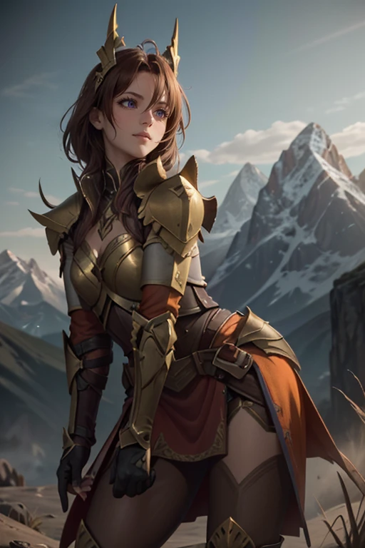 <lora:HXarmour_022:0.6>,moutain,Leaning forward,, hxarmour,1girl,(orange armour:1.3),, ultra-detailed,extremely delicate and beautiful,(by exquisite colors block),masterpiece,best quality,unreal engine 5 rendering,movie light,movie lens,movie special effec...