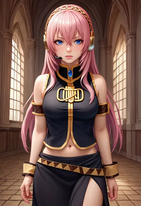 zPDXL, source_anime, BREAK
luka, 1girl, default outfit, headphones,
evil, standing at attention, cowboy shot, 
indoors   <lora:luka-ponyxl-kohya3-000006:0.8>