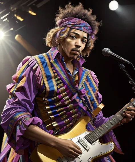 Jimi Hendrix - Guitarist and singer-songwriter