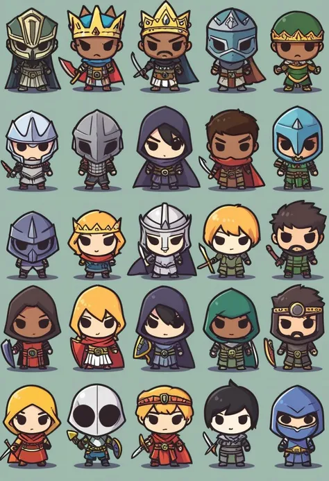 蔚蓝Blue 2d game characters