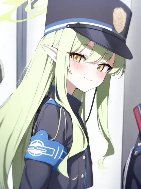 1girl,highlander twintails conductor (blue archive), hat, halo, tail, 2girls, white gloves, uniform, armband, looking at viewer, twintails, closed mouth, smile
<lora:delta_char_highlander_twintails_conductor_(blue_archive)-000020:1>,masterpiece, best quali...