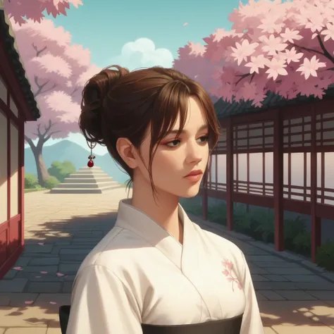 score_9, score_8_up, score_7_up, score_6_up,source_anime, anime 2d, anime screencap, face of a woman dressed in a long kimono, background a cherry blossom  jenxortega,  <lora:jenortega_ponyxl_autism_standard_xl_1_jenxortega-000097:0.9>