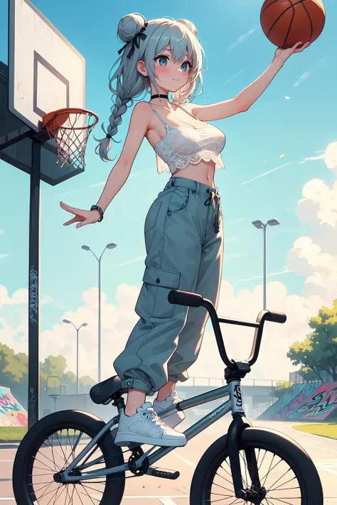 girl like basketball bmxbike