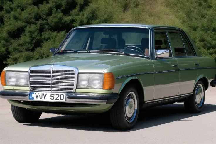 Mercedes Benz W123 - German classic saloon car