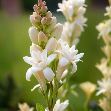 Tuberose (Polianthes tuberosa) 'The Pearl' - SDXL