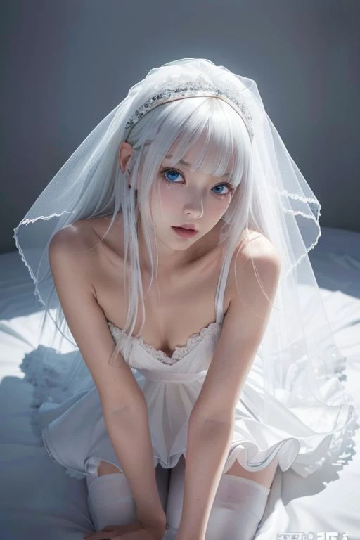 [SDXL] Nier: Automata 2B White Wedding Dress Bride Cosplay (Realistic LoRA)