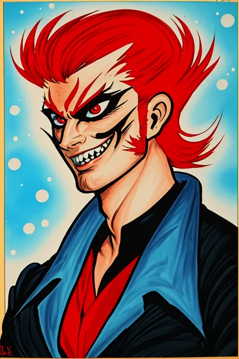 Go Nagai manga illustration style_rel_260420