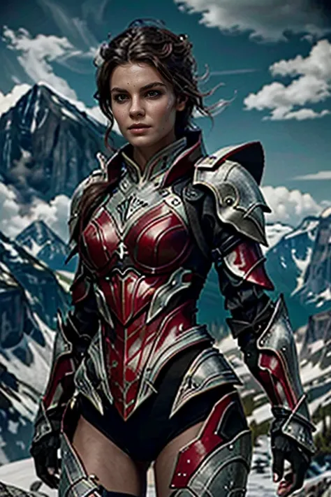 <lora:HXarmour_032:0.6>,mountain,Action pose,, hxarmour,1girl,(dark red armour:1.3),, ultra-detailed,extremely delicate and beautiful,(by exquisite colors block),masterpiece,best quality,unreal engine 5 rendering,movie light,movie lens,movie special effect...