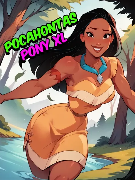 Pocahontas Disney Princess - SD 1.5 | XL PONY - by YeiyeiArt