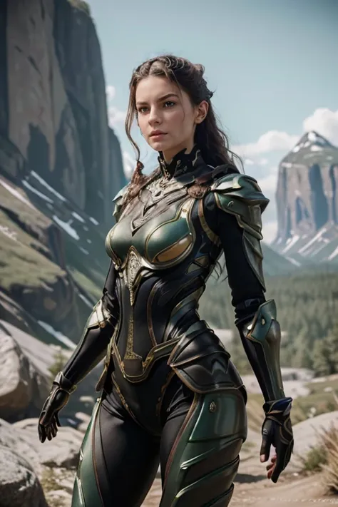 <lora:HXarmour_036:0.6>,mountain,(Action pose:1.1),, hxarmour,1girl,(green armour:1.3),, ultra-detailed,extremely delicate and beautiful,(by exquisite colors block),masterpiece,best quality,unreal engine 5 rendering,movie light,movie lens,movie special eff...