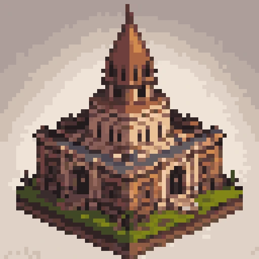 (Cathedral),(((Isometry)))<lora:Pixel_Building2:1.25>pixel,pixel art,solo, masterpiece,best,quality