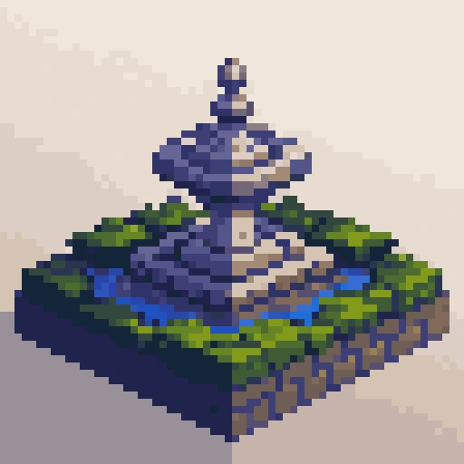 (fountain),(((Isometry)))<lora:Pixel_Building2:1.25>pixel,pixel art,solo, masterpiece,best,quality