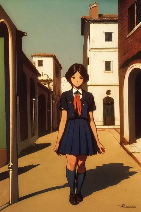 Giorgio de Chirico style