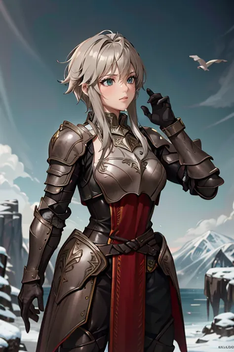 <lora:HXarmour_039:0.9>,mountain,Hero pose,, hxarmour,1girl,(dark brown armour:1.3),, ultra-detailed,extremely delicate and beautiful,(by exquisite colors block),masterpiece,best quality,unreal engine 5 rendering,movie light,movie lens,movie special effect...