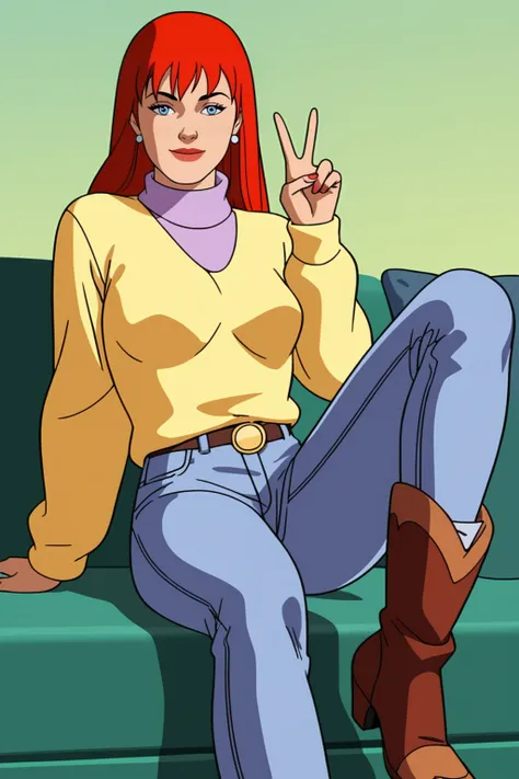 Mary Jane Watson (Spider-Man: The Animated Series) (Pony Diffusion XL)