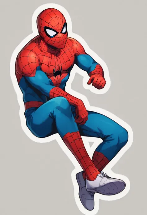 masterpiece,best quality, highly detailed, score_9, score_8_up, score_7_up, score_6_up,<lora:xl_more_art-full_v1:0.8>,
BREAK
 <lora:stickers:1>stickers, outline,transparent background,spiderman,male focus, jacket, mask, gloves,