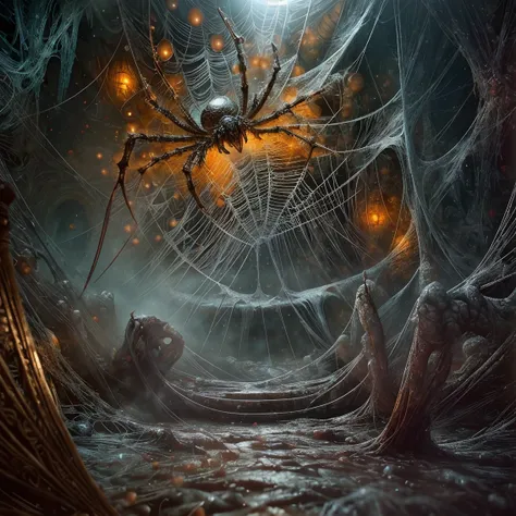 Giant spider lair