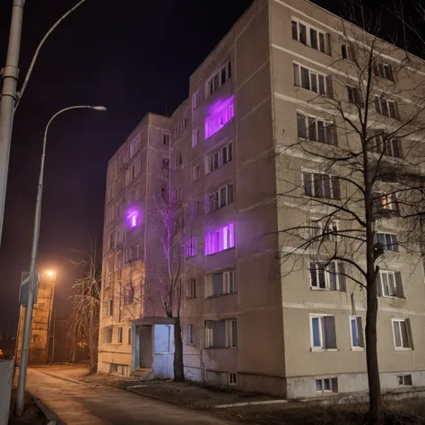 Night Russian Suburbs