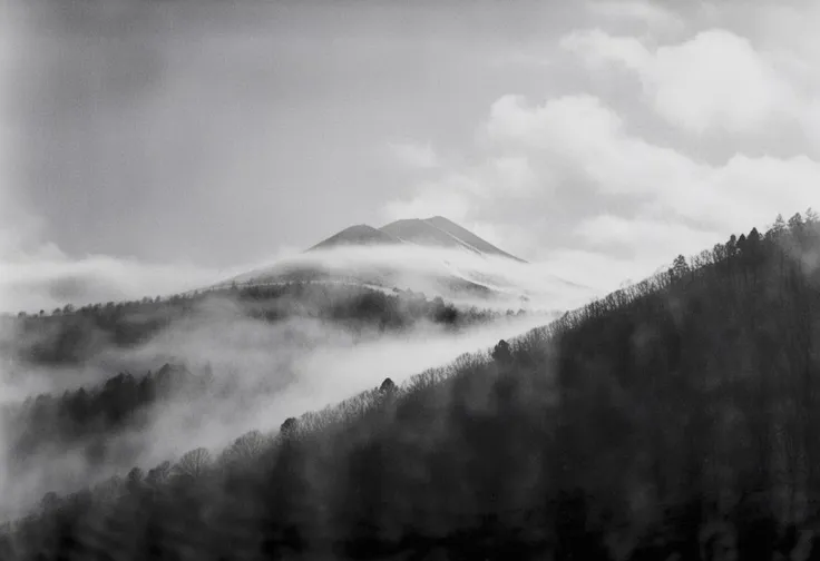 KB_tomato_redwine-nol, instagram photo, a foggy mountain, hard shadows, film grain