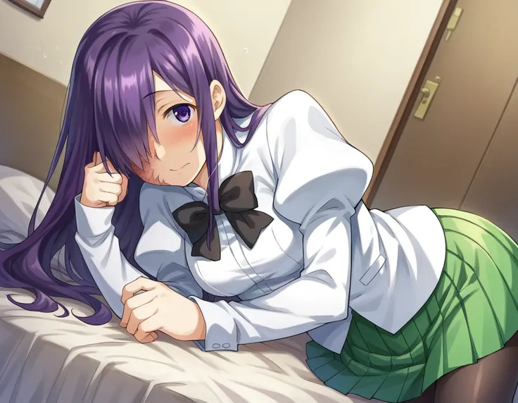 score_9, score_8_up, score_7_up, source_anime,
hanakoikezawa, <lora:hanako-ikezawa-ingame-ponyxl-lora-nochekaiser:1>,
hanako ikezawa, hair over one eye, long hair, purple eyes, purple hair, scar,
pantyhose, school uniform, skirt, shirt, long sleeves, white...