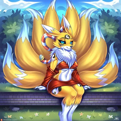 Anthro Kyubimon (PonyXL)