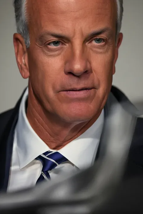 jerry moran <lora:senate_031_jerry_moran:0.65> , face closeup, face focus, shirt, formal, suit, collared shirt, white shirt, jacket,
,
best quality, masterpiece, HDR, professional, studio quality, highres,