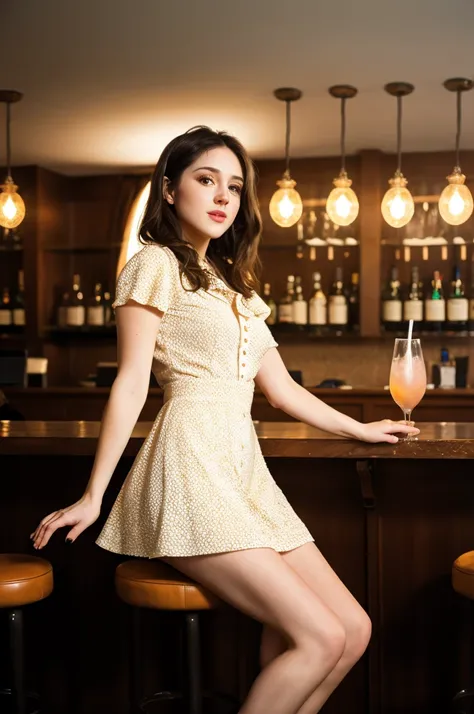 professional photo of  tv_Alida_MXAI, ,  , happy expression, wearing an elegant cocktail dress, sitting on a barstool in a crowded cocktail bar, ((full body shot)), low angle shot, shot from the side,  PA7_Portrait-FL, 
BREAK, 8k resolution, highres, high ...