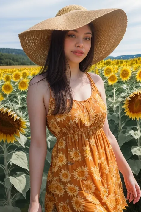 DEN_moraknight_OF,
(walking through a field of sunflowers wearing a (summer dress:1.3) and sun hat, field, sunflowers, summer, scenic:1.2),
bokeh, f1.4, 40mm, photorealistic, raw, 8k, textured skin, skin pores, intricate details  <lora:epi_noiseoffset2:1>,...