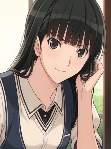 score_9, score_8_up, score_7_up, source_anime,masterpiece,best quality,highres,absurdres,official art,official style,source_anime,anime screencap,anime coloring,megami magazine,anime,animated,explicit,
looking at viewer,solo,
 <lora:amagami_ayatsuji:1> ama...