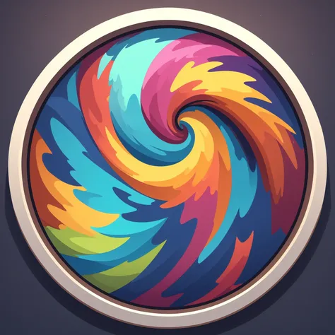 Round Logo icon avatar - Style (SD1.5-SDXL)