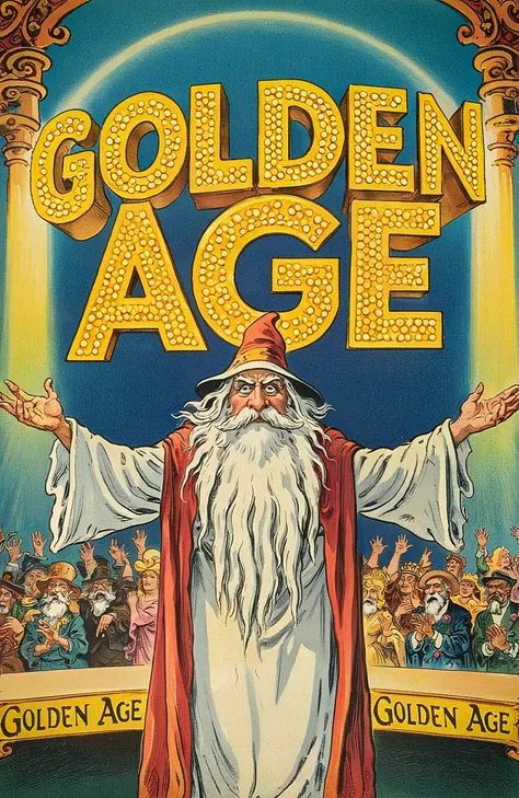 Wizard's Vintage Golden Age Illustration