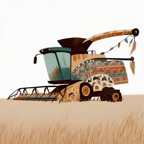 BohoAI combine harvester