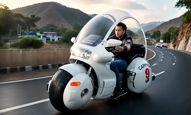 Capsule 9 Motorcycle SDXL (Vehicle Concept)