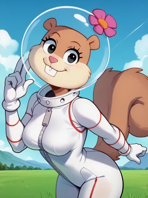 Sandy Cheeks (SpongeBob SquarePants) by YeiyeiArt