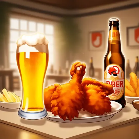 Fried chicken and beer