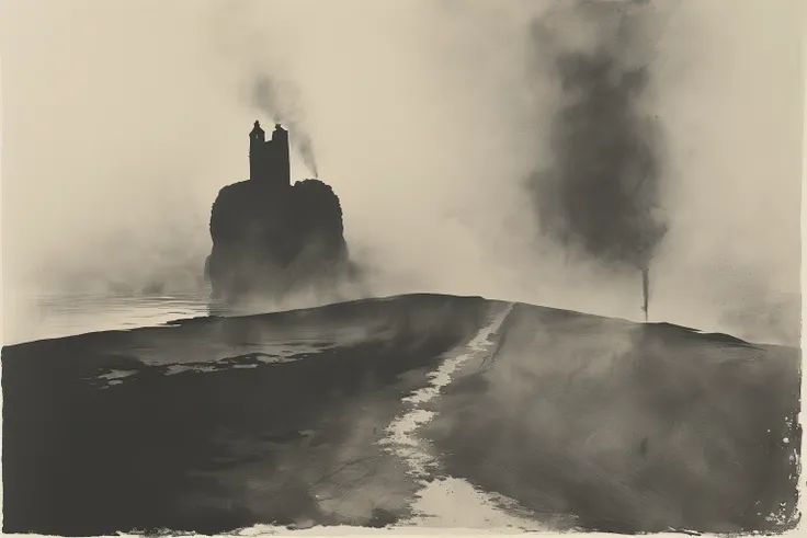 masterpiece,best quality,<lora:tbh100-:1>,style of Norman Ackroyd,