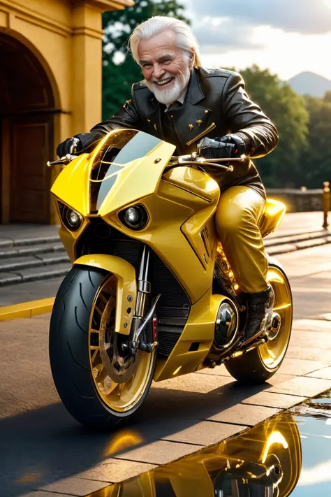 Futuristic Motorcycle Generator Concept