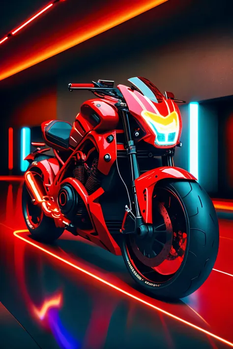 Futuristic Motorcycle Generator Concept