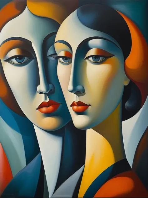 masterpiece,best quality,oil painting,style of Alexander Archipenko,<lora:tbh109-sdxl:0.5>,