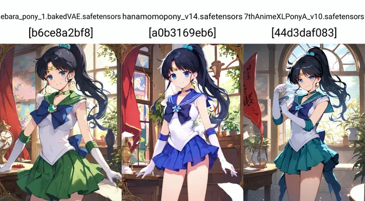 [Animagine & Pony] Sailor Senshi Uniform / セーラー戦士衣装
