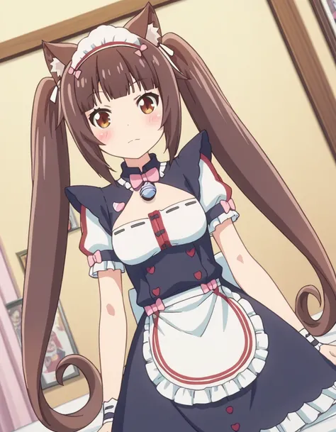 score_9, score_8_up, score_7_up, source_anime,
nekoparachocola, <lora:nekopara-chocola-s1-ponyxl-lora-nochekaiser:1>,
chocola, long hair, brown hair, animal ears, twintails, brown eyes, very long hair, cat ears, blunt bangs, animal ear fluff,
dress, bow, t...