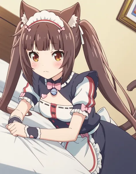 score_9, score_8_up, score_7_up, source_anime,
nekoparachocola, <lora:nekopara-chocola-s1-ponyxl-lora-nochekaiser:1>,
chocola, long hair, brown hair, animal ears, twintails, brown eyes, very long hair, cat ears, blunt bangs, animal ear fluff,
dress, bow, t...