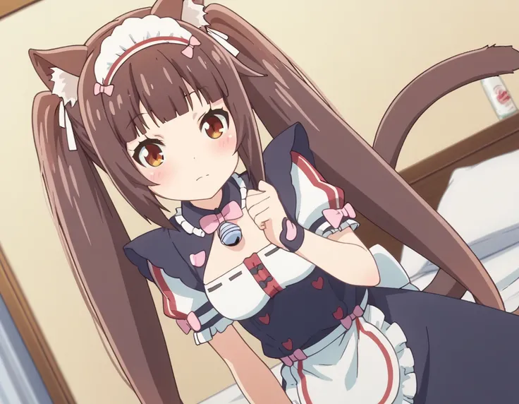 score_9, score_8_up, score_7_up, source_anime,
nekoparachocola, <lora:nekopara-chocola-s1-ponyxl-lora-nochekaiser:1>,
chocola, long hair, brown hair, animal ears, twintails, brown eyes, very long hair, cat ears, blunt bangs, animal ear fluff,
dress, bow, t...