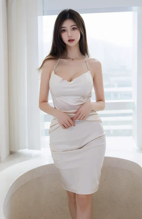 性感白色薄纱连衣裙5+美女丨Sexy white tulle dress 5+ beauties