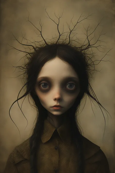 masterpiece,best quality,<lora:tbh118-:1>,portrait ,illustration,style of Anton Semenov