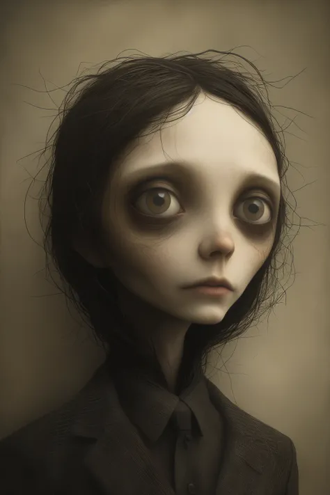 masterpiece,best quality,<lora:tbh118-:1>,portrait ,illustration,style of Anton Semenov