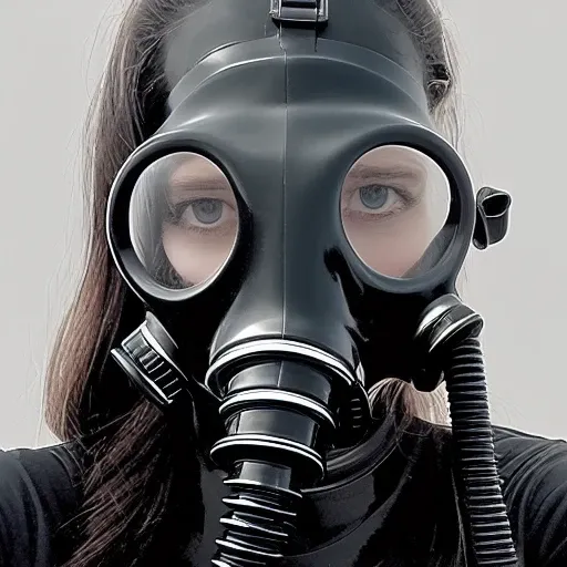 Model 4 Gas mask with tube SD1