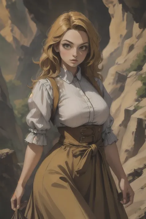 <lora:ghibli:.9> masterpiece, best quality, high quality, highres,
a girl, high waist skirt